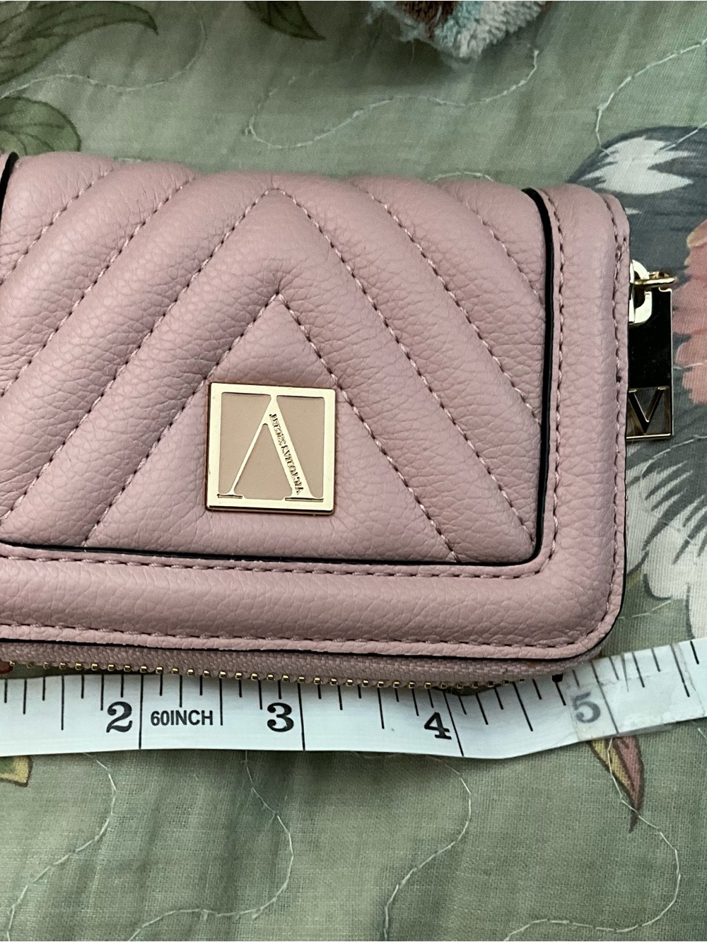 NWOT Victoria’s Secret Card Holder Quilted Small Wallet Pink Mauve - Picture 6 of 7